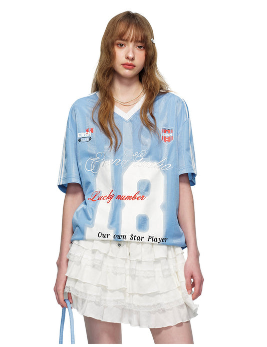 Game Day Jersey No. 18 - Blue