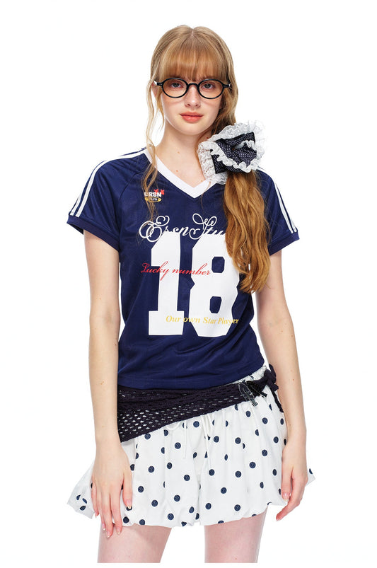 Game Day 2.0 Slim Jersey No. 18 - Navy