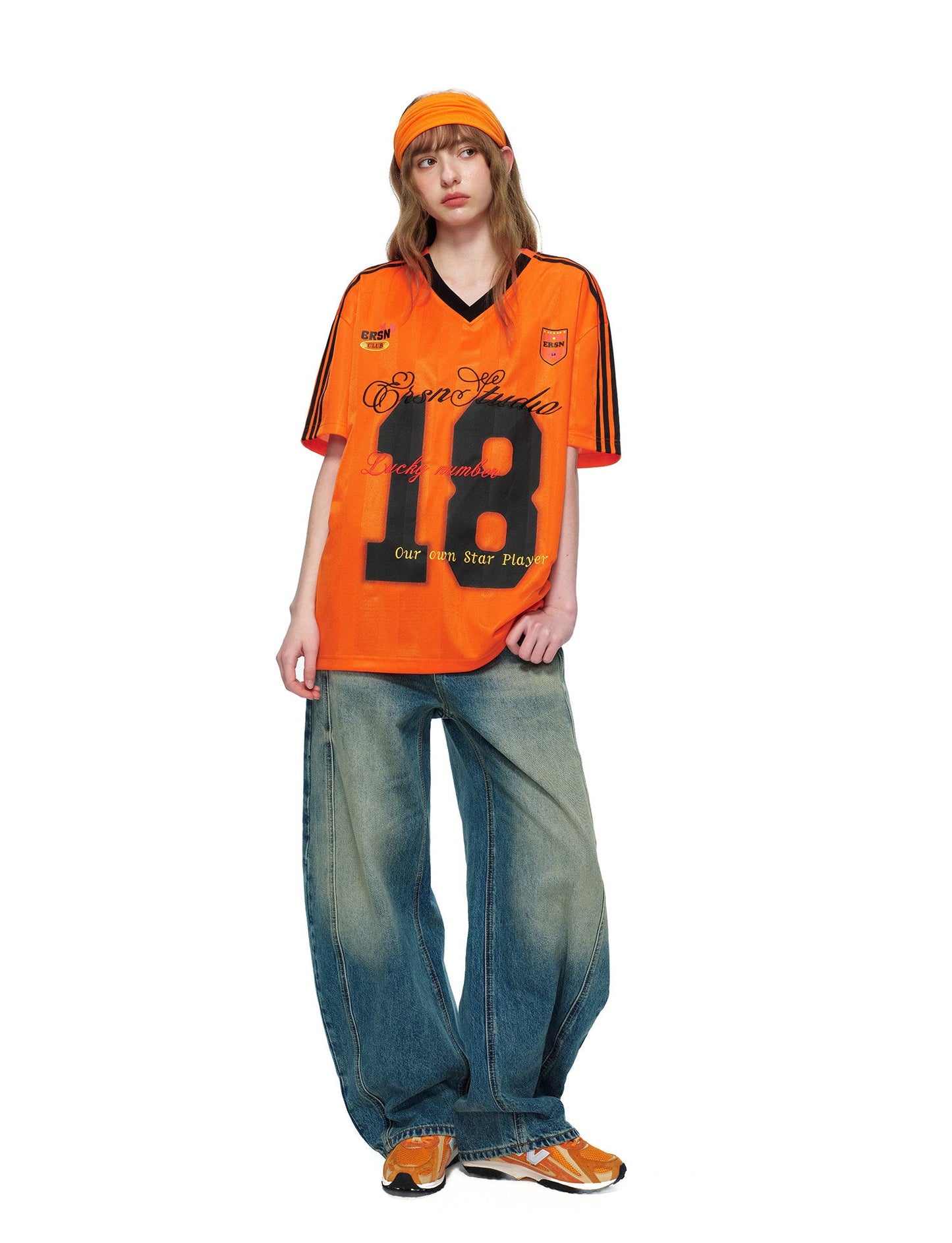 Game Day Jersey No. 18 - Orange