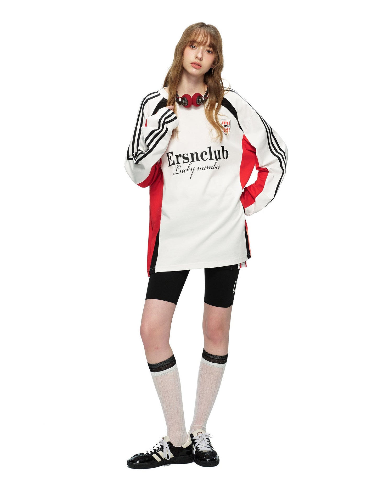Sports Long Sleeve Shirt - White