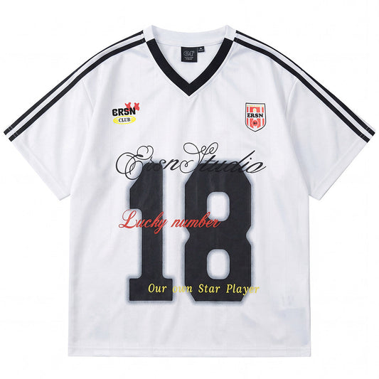 Game Day Jersey No. 18 - White
