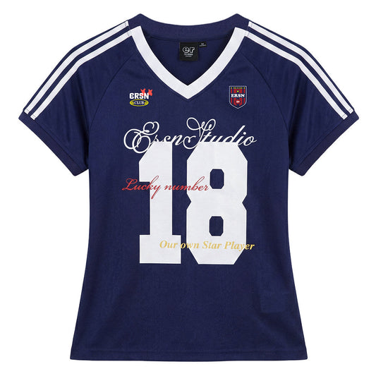 Game Day 2.0 Slim Jersey No. 18 - Navy